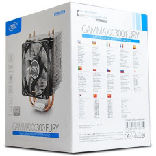 Устройство охлаждения(кулер) Deepcool GAMMAXX 300 FURY Soc-AM4/AM3+/1150/1151/1200 4-pin 18-21dB Al+Cu 130W 435gr LED Ret