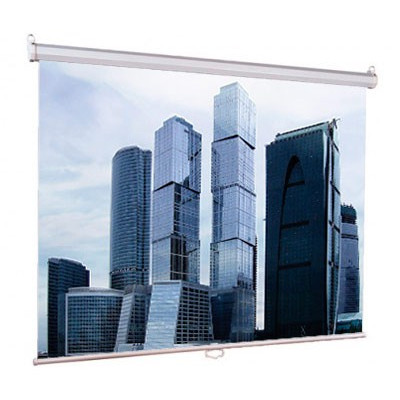 [LEP-100102] Настенный экран Lumien Eco Picture 180х180 см Matte White восьмигранный корпус, возможность потолочн./настенного крепления, уровень в комплекте, 1:1 (треугольная упаковка)