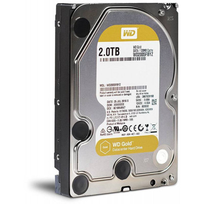 Жесткий диск WD Original SATA-III 2Tb WD2005FBYZ Gold (7200rpm) 128Mb 3.5"