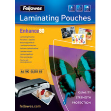 Пленка для ламинирования Fellowes 80мкм A4 (100шт) глянцевая 216x303мм CRC-53061 (FS-53061)
