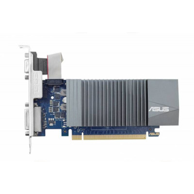 Видеокарта Asus PCI-E GT710-SL-2GD5-BRK NVIDIA GeForce GT 710 2048Mb 64 GDDR5 954/5012 DVIx1 HDMIx1 CRTx1 HDCP Ret low profile