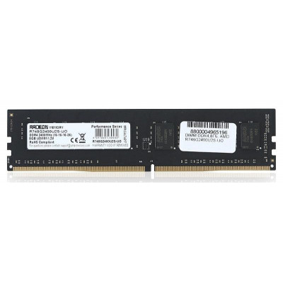 Память DDR4 8Gb 2400MHz AMD R748G2400U2S-UO Radeon R7 Performance Series OEM PC4-19200 CL16 DIMM 288-pin 1.2В