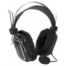 Наушники с микрофоном A4Tech HS-60 черный 2.5м мониторные оголовье