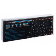 Клавиатура Оклик 840S черный USB беспроводная BT slim