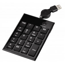 Числовой блок Hama SK-140 черный USB slim