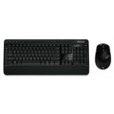 Клавиатура + мышь Microsoft Comfort 3050 клав:черный мышь:черный USB беспроводная Multimedia