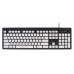 Клавиатура Оклик 580M черный USB slim