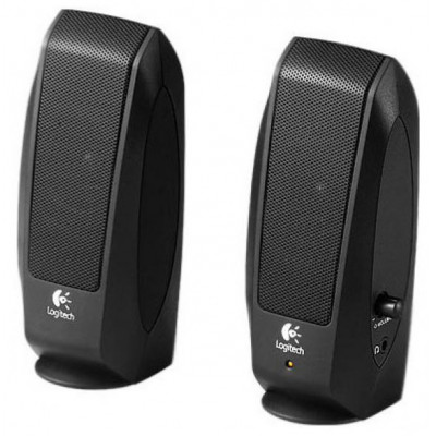 Колонки Logitech S120 2.0 черный 2.3Вт