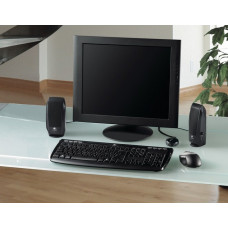 Колонки Logitech S120 2.0 черный 2.3Вт