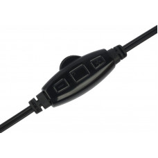 Наушники с микрофоном Оклик HS-M137V черный 1.8м мониторные оголовье (614046)