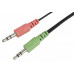 Наушники с микрофоном Оклик HS-M137V черный 1.8м мониторные оголовье (614046)