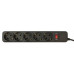 Сетевой фильтр PC Pet AP01006-3-B 3м (5 розеток) черный (пакет ПЭ)