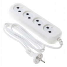 Сетевой удлинитель Buro BU-PSL4.1/W 1.5м (4 розетки) белый (пакет ПЭ)