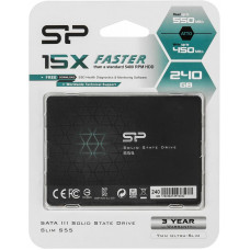 Накопитель SSD Silicon Power SATA III 240Gb SP240GBSS3S55S25 Slim S55 2.5"