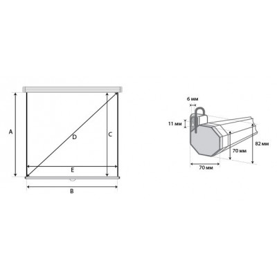 Экран для проектора Тип 1 - [LEP-100103] Настенный экран Lumien Eco Picture 200х200 см Matte White восьмигранный корпус, возможность потолочн./настенного крепления, уровень в комплекте 1:1 (квадратная или треугольная упаковка)