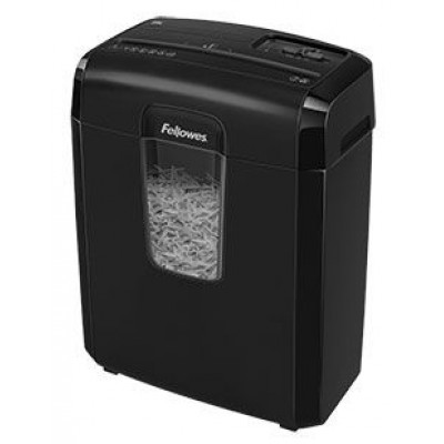 Шредер Fellowes PowerShred 8C (секр.P-4) фрагменты 8лист. 14лтр. скрепки скобы пл.карты