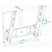 Кронштейн для телевизора Holder LCD-T4612 черный 32"-65" макс.40кг настенный наклон