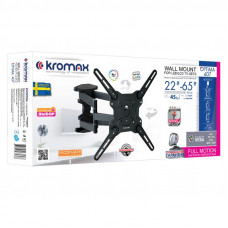 Кронштейн для телевизора Kromax OPTIMA-407 серый 22"-65" макс.45кг настенный поворот и наклон