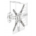 Кронштейн для телевизора Ultramounts UM 868 черный 23"-55" макс.35кг настенный поворот и наклон
