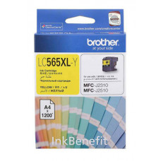 Картридж струйный Brother LC565XLY желтый (1200стр.) для Brother MFC-J2510
