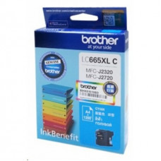 Картридж струйный Brother LC665XLC голубой (1200стр.) для Brother MFC-J2320/J2720