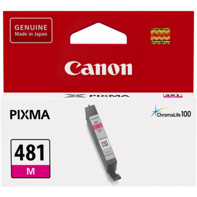 Картридж струйный Canon CLI-481 M 2099C001 пурпурный для Canon Pixma TS6140/TS8140TS/TS9140/TR7540/TR8540