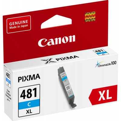 Картридж струйный Canon CLI-481XL C 2044C001 голубой (8.3мл) для Canon Pixma TS6140/TS8140TS/TS9140/TR7540/TR8540