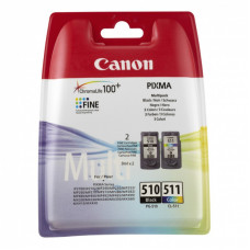 Картридж струйный Canon PG-510/CL-511 2970B010 многоцветный/черный набор для Canon 240/260/280/480/495/320/330/340/350
