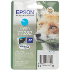 Картридж струйный Epson T1282 C13T12824012 голубой (260стр.) (3.5мл) для Epson S22/SX125