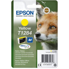 Картридж струйный Epson T1284 C13T12844012 желтый (260стр.) (3.5мл) для Epson S22/SX125