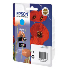 Картридж струйный Epson T1702 C13T17024A10 голубой (150стр.) (3.2мл) для Epson XP33/203/303