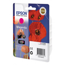Картридж струйный Epson T1703 C13T17034A10 пурпурный (150стр.) (3.2мл) для Epson XP33/203/303