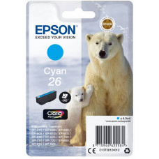 Картридж струйный Epson T2612 C13T26124012 голубой (300стр.) (4.5мл) для Epson XP-600/700/800