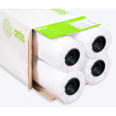 Бумага Cactus Eco CS-LFP80-610457E-4 24"(A1) 610мм-45.7м/80г/м2 CIE155% универсальная втулка:50.8мм (2") (упак.:4рул)