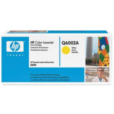 Картридж лазерный HP 124A Q6002A желтый (2000стр.) для HP 1600/2600n/2605/2605dn/2605dtn/CM1015/1017