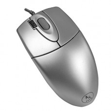 Мышь A4 OP-620D серебристый оптическая (1000dpi) USB (4but)