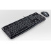 Клавиатура + мышь Logitech MK120 клав:черный мышь:черный/серый USB