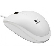 Мышь Logitech B100 белый оптическая (800dpi) USB (2but)