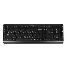 Клавиатура A4Tech KD-600 черный USB slim Multimedia