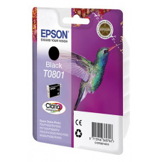 Картридж струйный Epson T0801 C13T08014011 черный (330стр.) (7.4мл) для Epson P50/PX660