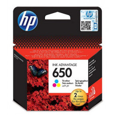 Картридж струйный HP 650 CZ102AE многоцветный (200стр.) для HP DJ IA 2515/2516
