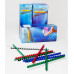 Пружины для переплета пластиковые Office Kit d=8мм 31-50лист A4 черный (100шт) BP2010