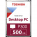 Жесткий диск Toshiba SATA-III 500Gb HDWD105UZSVA P300 (7200rpm) 64Mb 3.5"