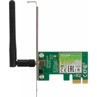 Сетевой адаптер WiFi TP-Link TL-WN781ND N150 PCI Express (ант.внеш.съем) 1ант.