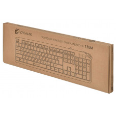 Клавиатура Оклик 130M черный USB