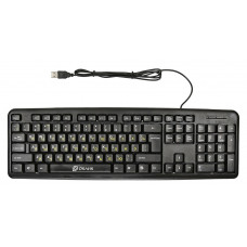 Клавиатура Оклик 130M черный USB