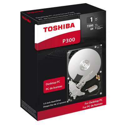 Жесткий диск Toshiba SATA-III 1Tb HDWD110EZSTA P300 (7200rpm) 64Mb 3.5" Rtl