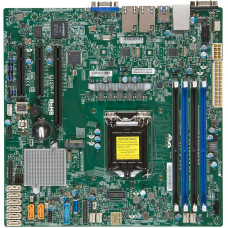 Материнская Плата SuperMicro MBD-X11SSH-F-O Soc-1151 iC236 mATX 4xDDR4 8xSATA3 SATA RAID i210AT 2хGgbEth Ret