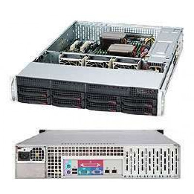 Корпус SuperMicro CSE-825TQC-600LPB 2U 600W черный