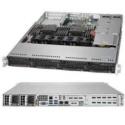 Корпус SuperMicro CSE-815TQC-R706WB2 1U 2x750W черный